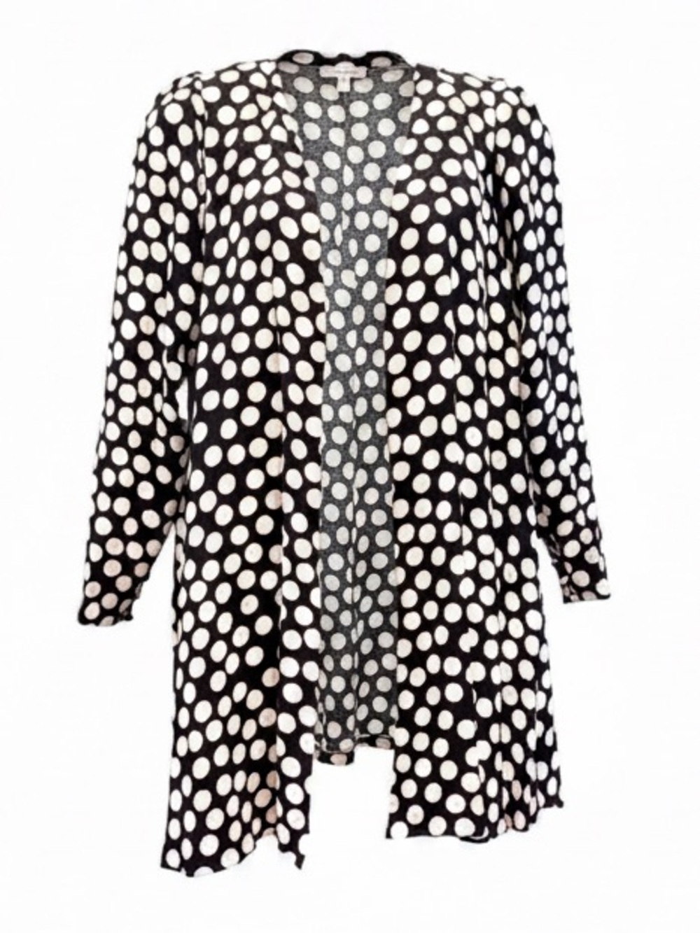 Lillie Rubin Vintage Polka Dot Jacket. Black, White. Size 4